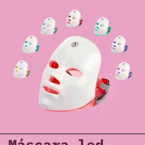 Máscara de Terapia con 7 Luces LED