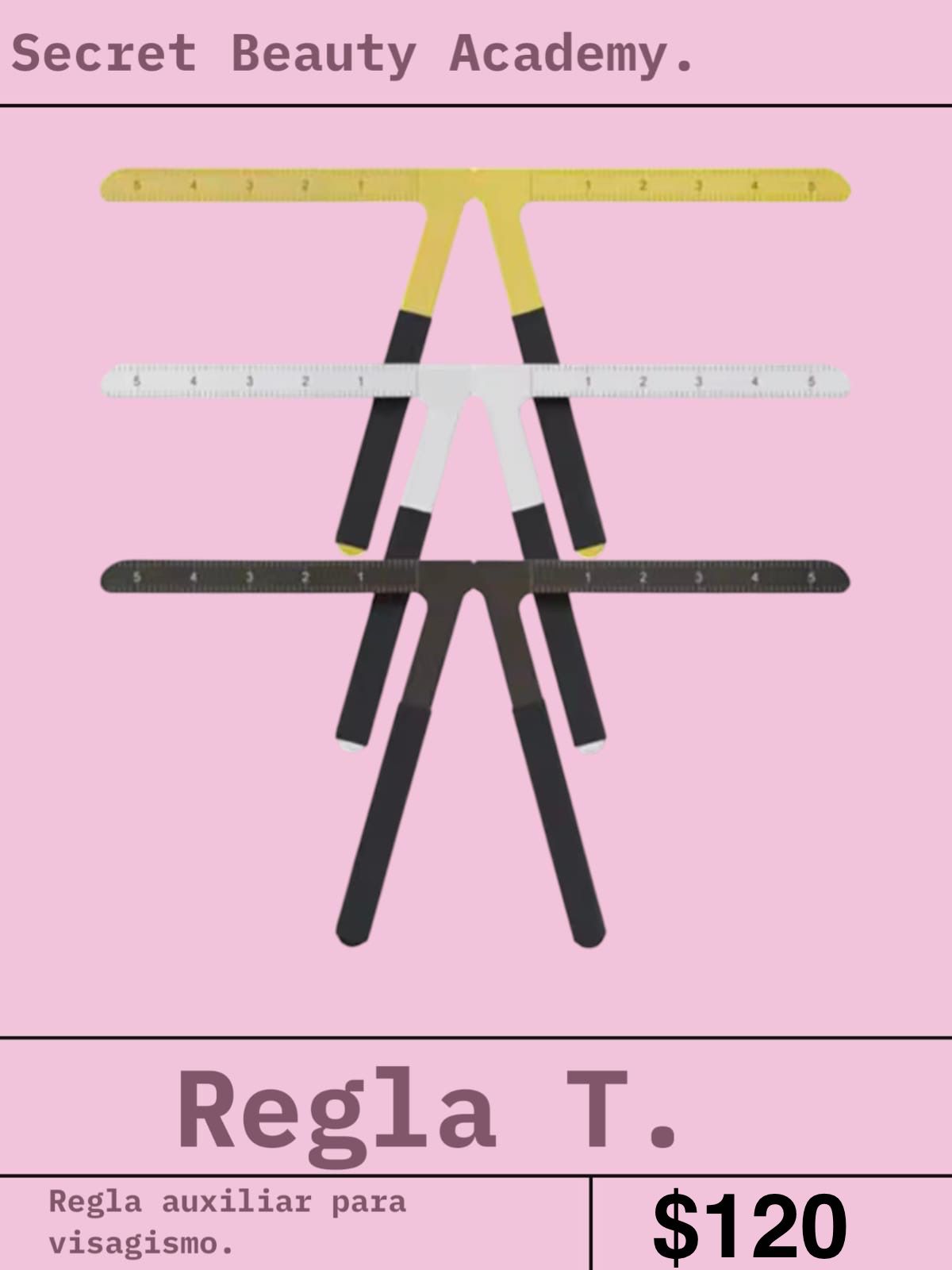 Regla T para Diseño de Cejas