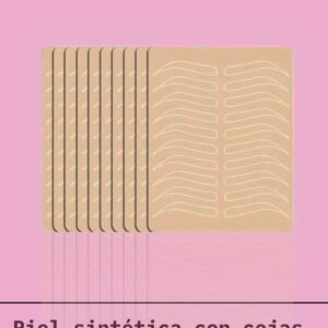 Piel Sintética con Diseño de Cejas